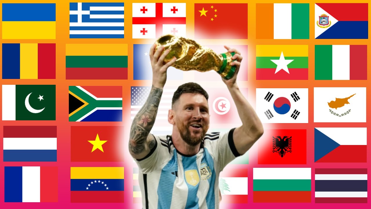Lionel Messi in different languages meme