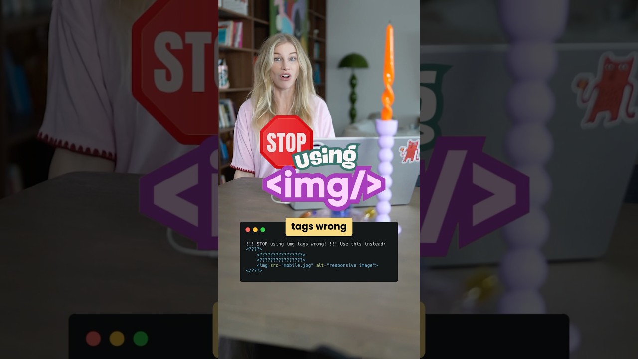 Stop using the img tag!
