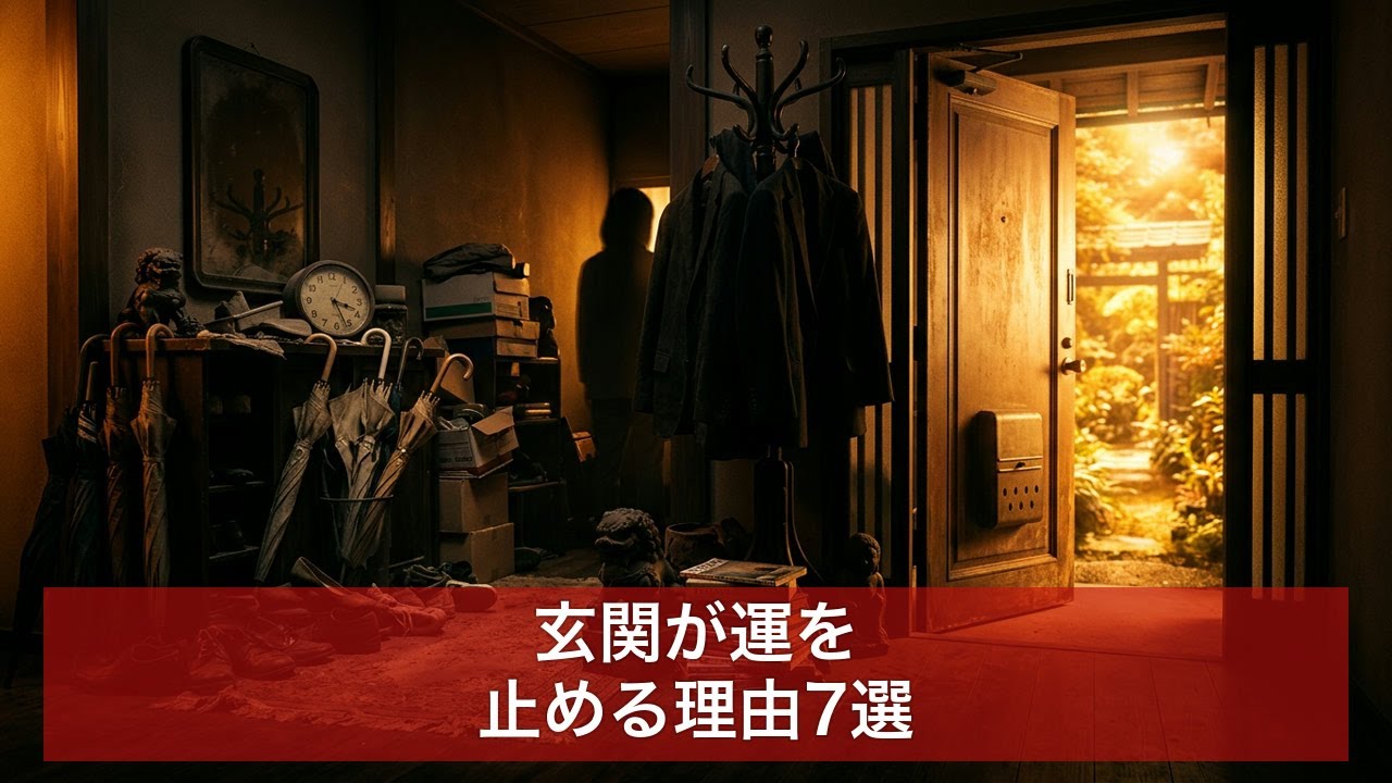 【開運習慣】玄関を整えるだけで運が変わる理由7選｜今日からできる