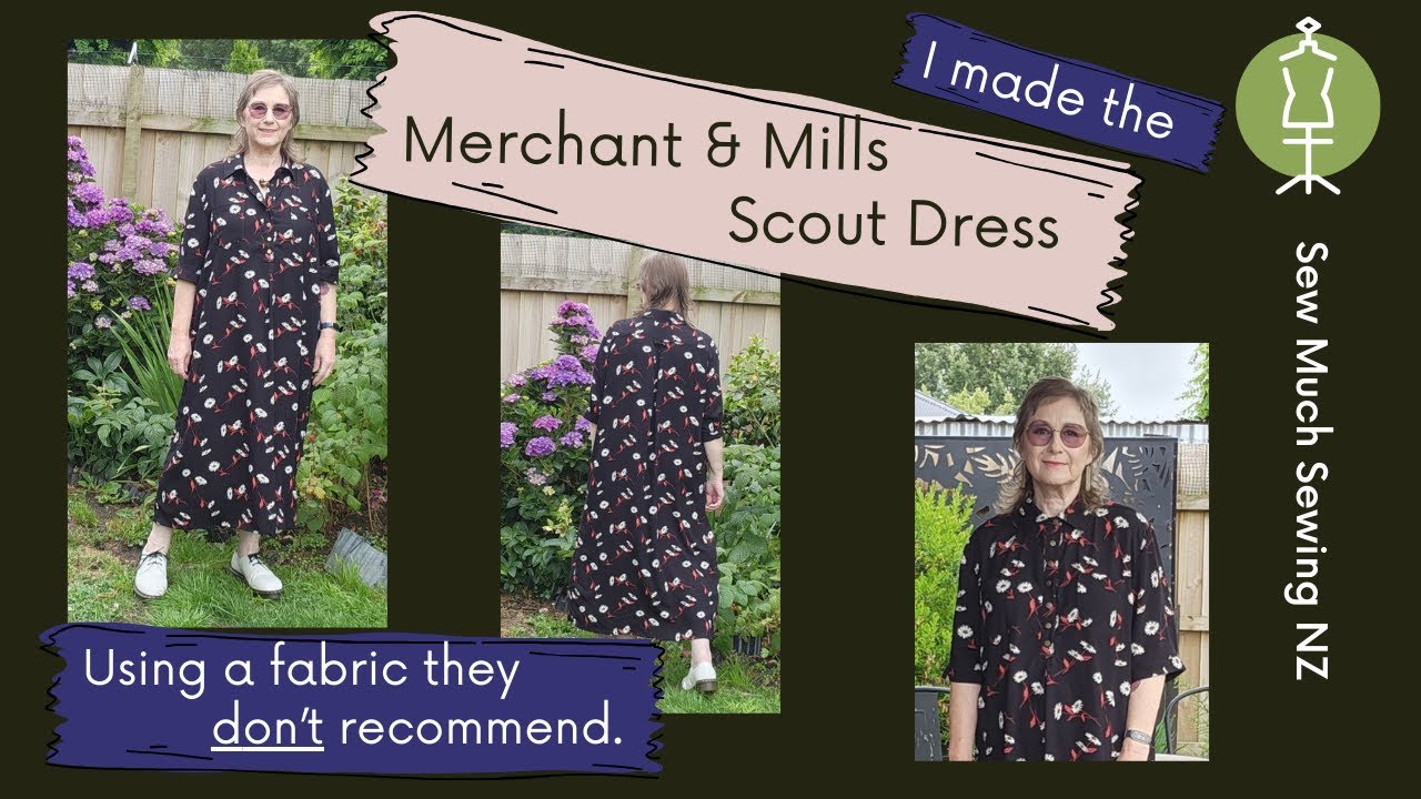 I made the Merchant & Mills Scout Dress using a fabric they don't recommend.