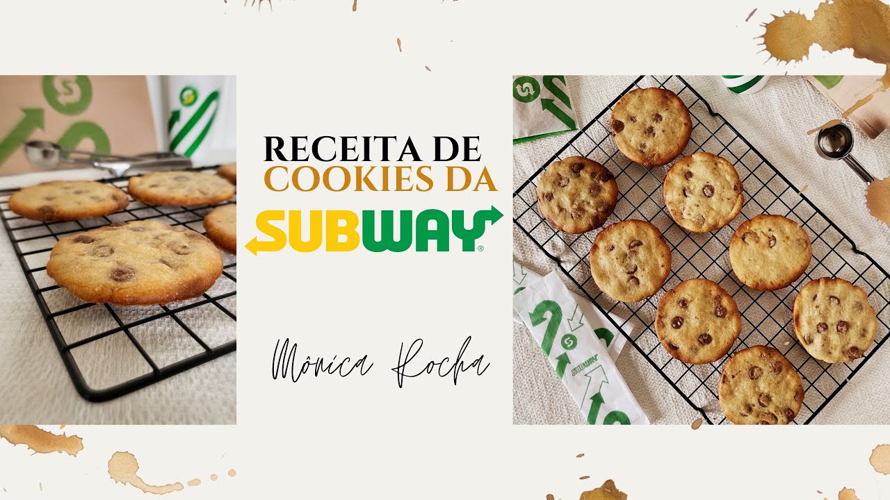 Receita Cookies da Subway | Mônica Rocha