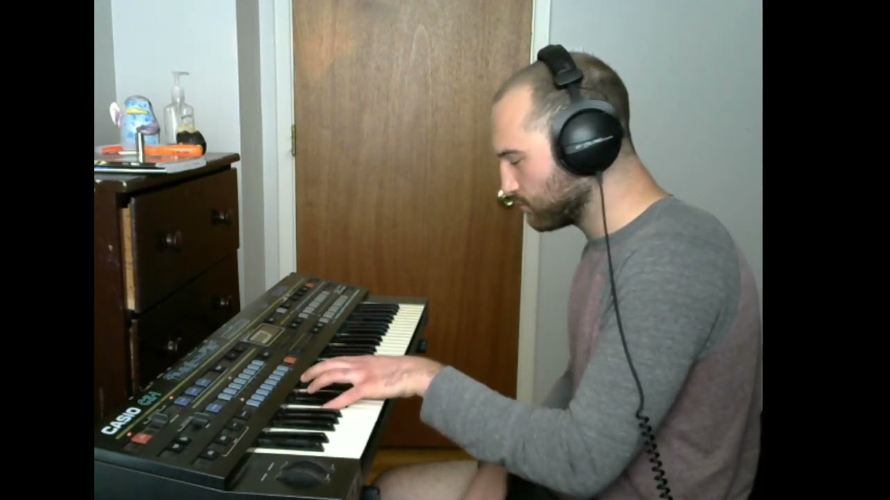 Casio CZ-1 demo - Improvised playing that got me a job as a music teacher!