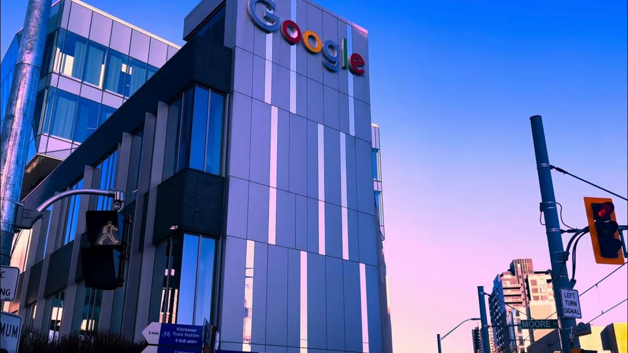 Bright Spring Evening Walk from Google Kitchener to Kitchener City Hall via Downtown | ASMR Walks 4K