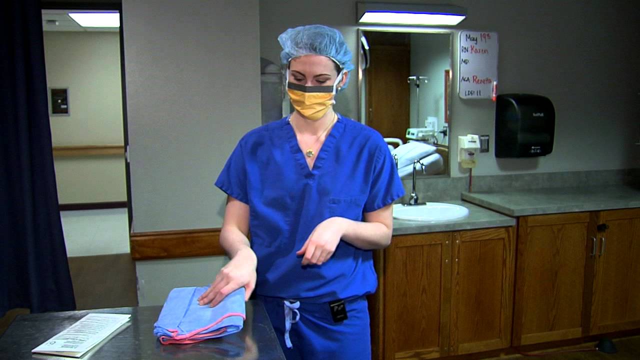 Gowning and Gloving yourself