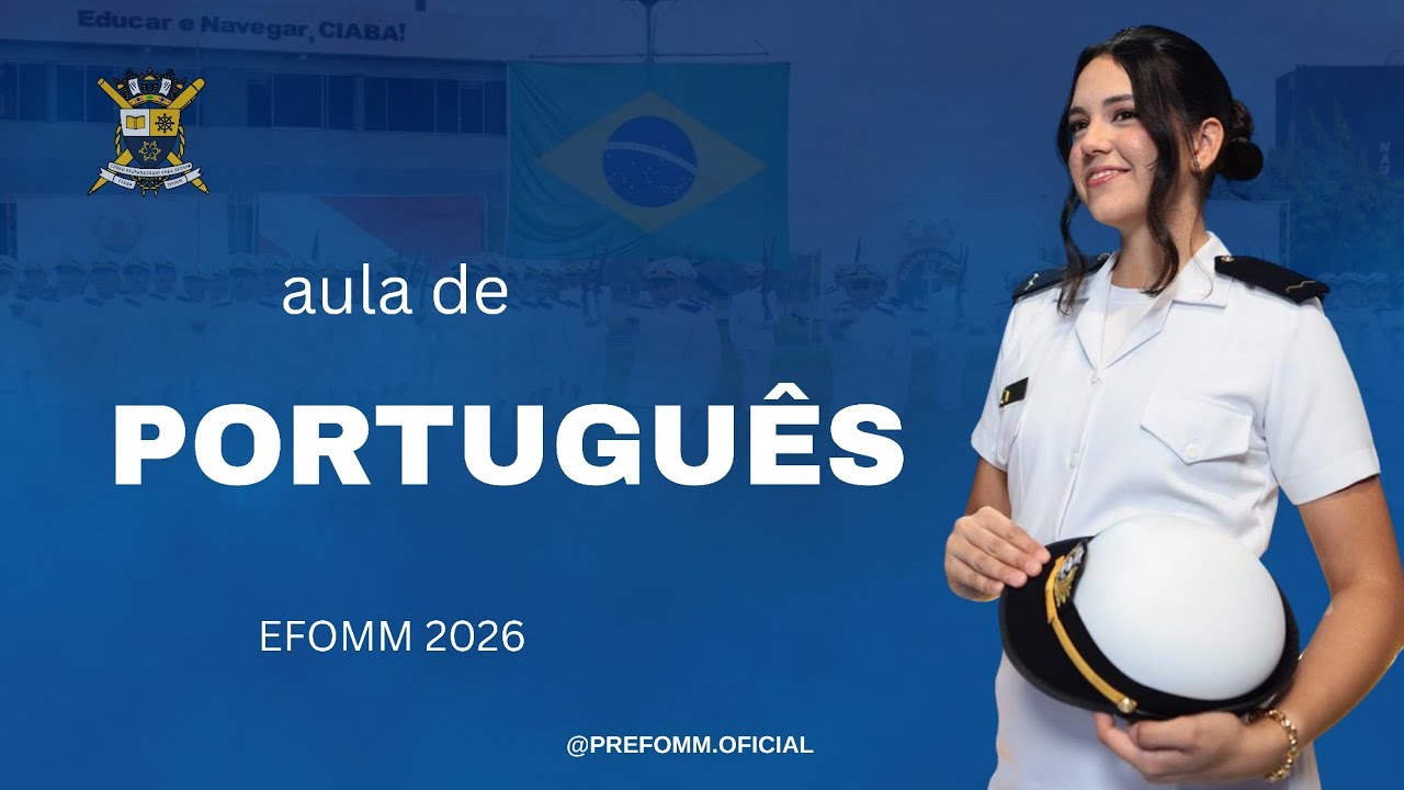 Aula de português para Efomm l Verbos l  Al. Câmara