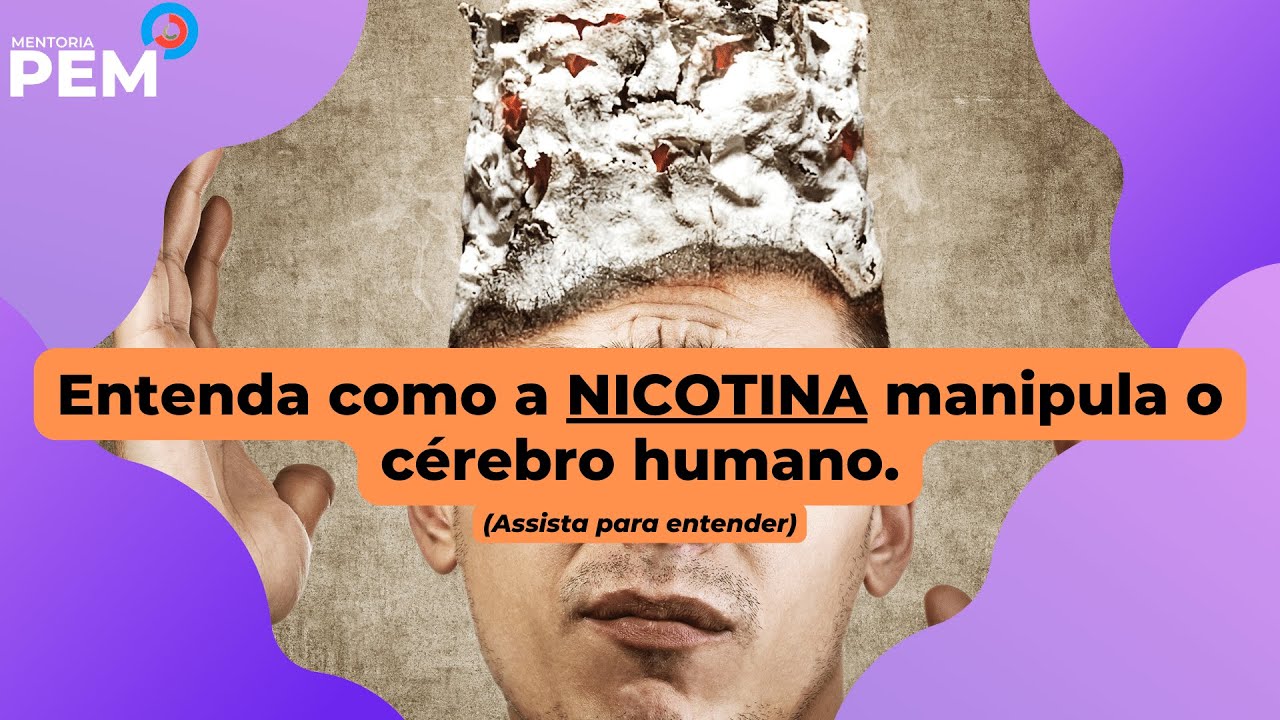 Entenda os efeitos da nicotina no cérebro humano.
