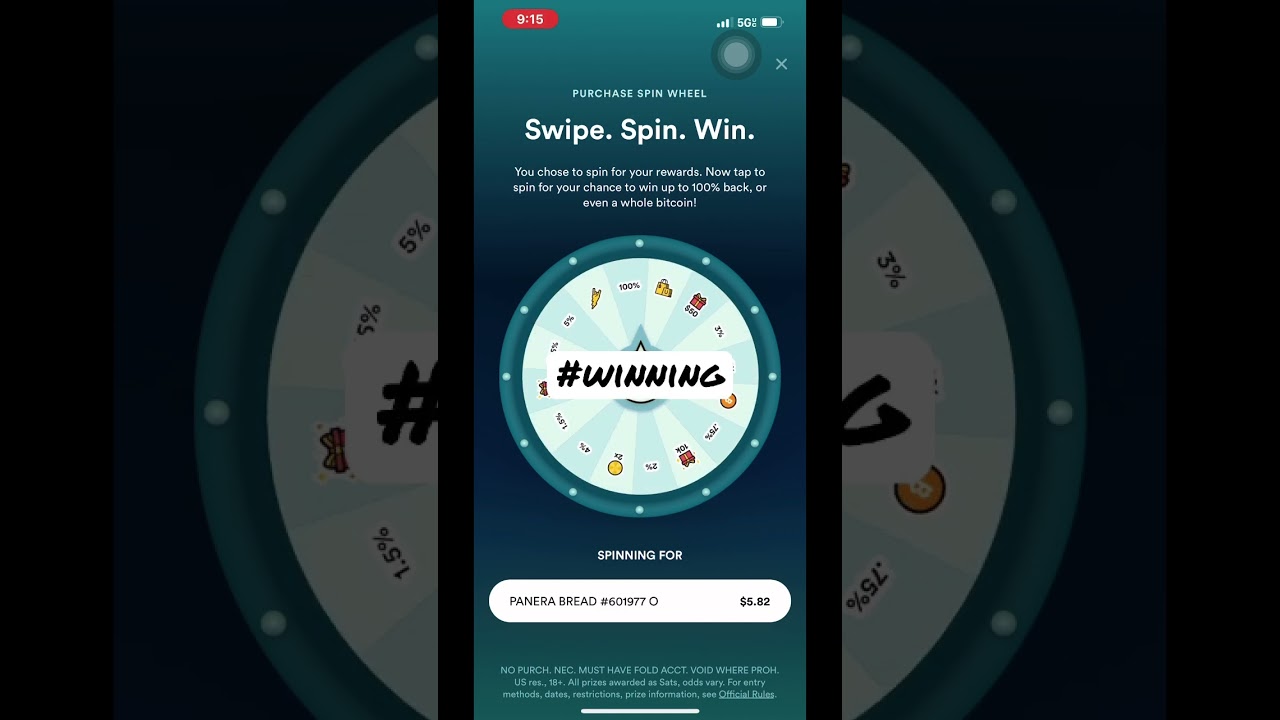 Let me get that full Bitcoin next time&hellip;👀💯 #fold #btc #spin #win