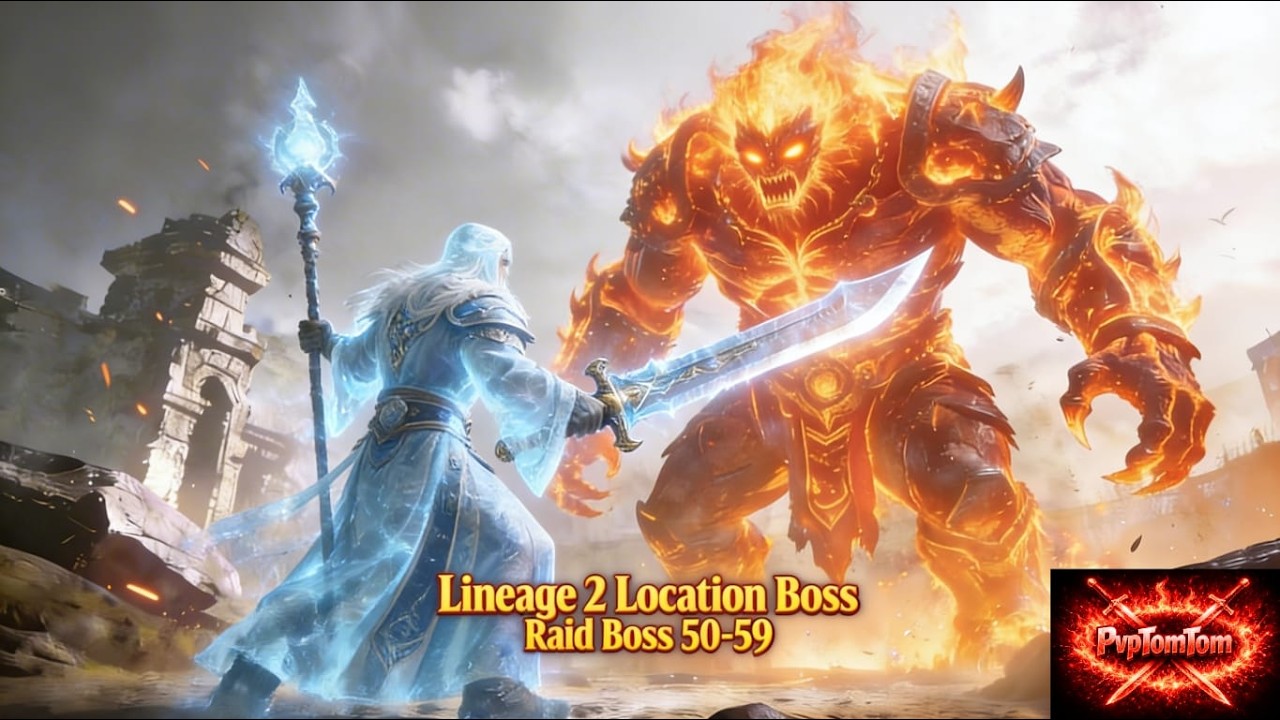Lineage 2 Location Raid Boss Black Lily 55 lvl