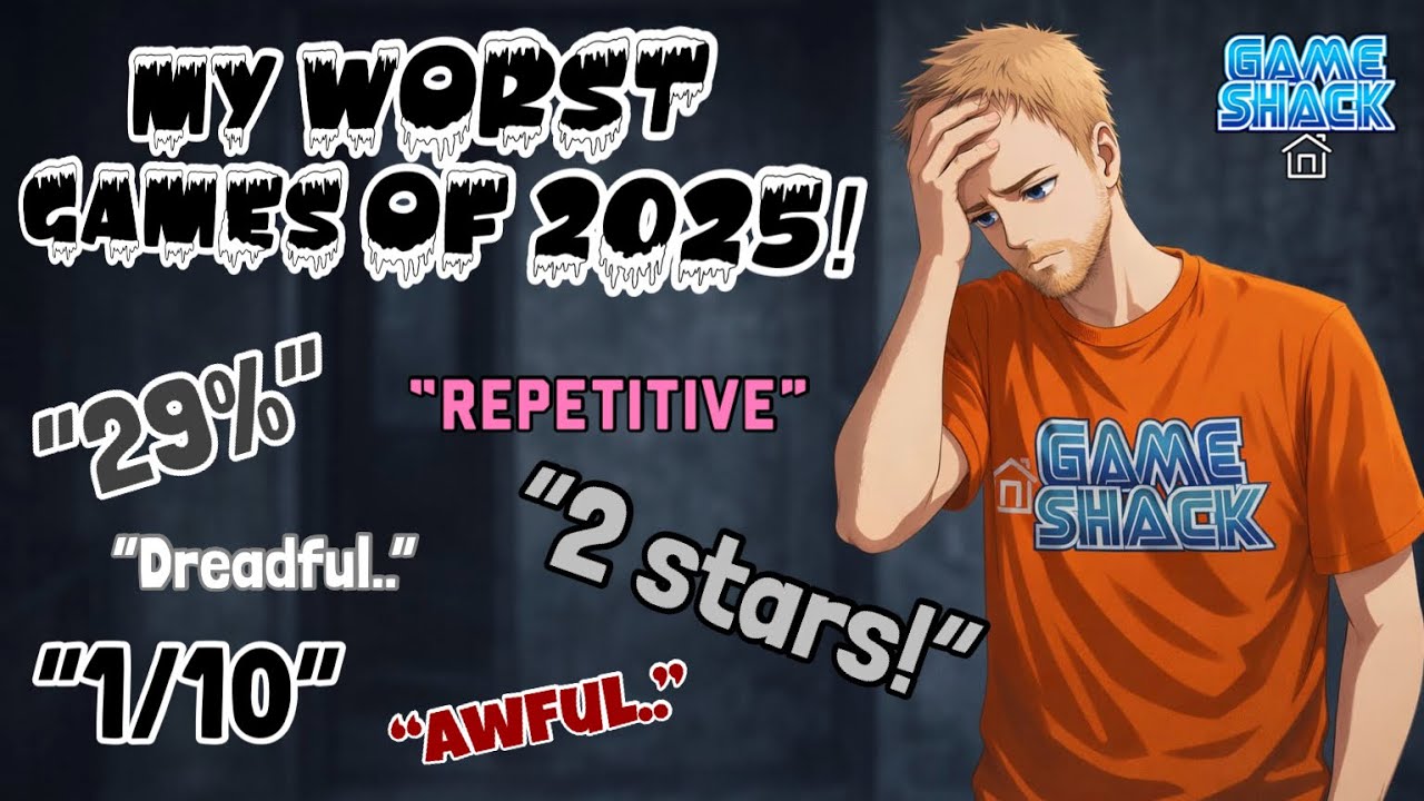 Мои худшие (или самые разочаровывающие...) игры 2025 года!