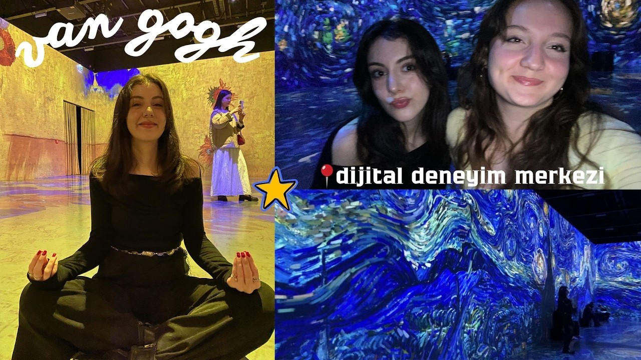 van gogh'un içinde bir gün (vlog)