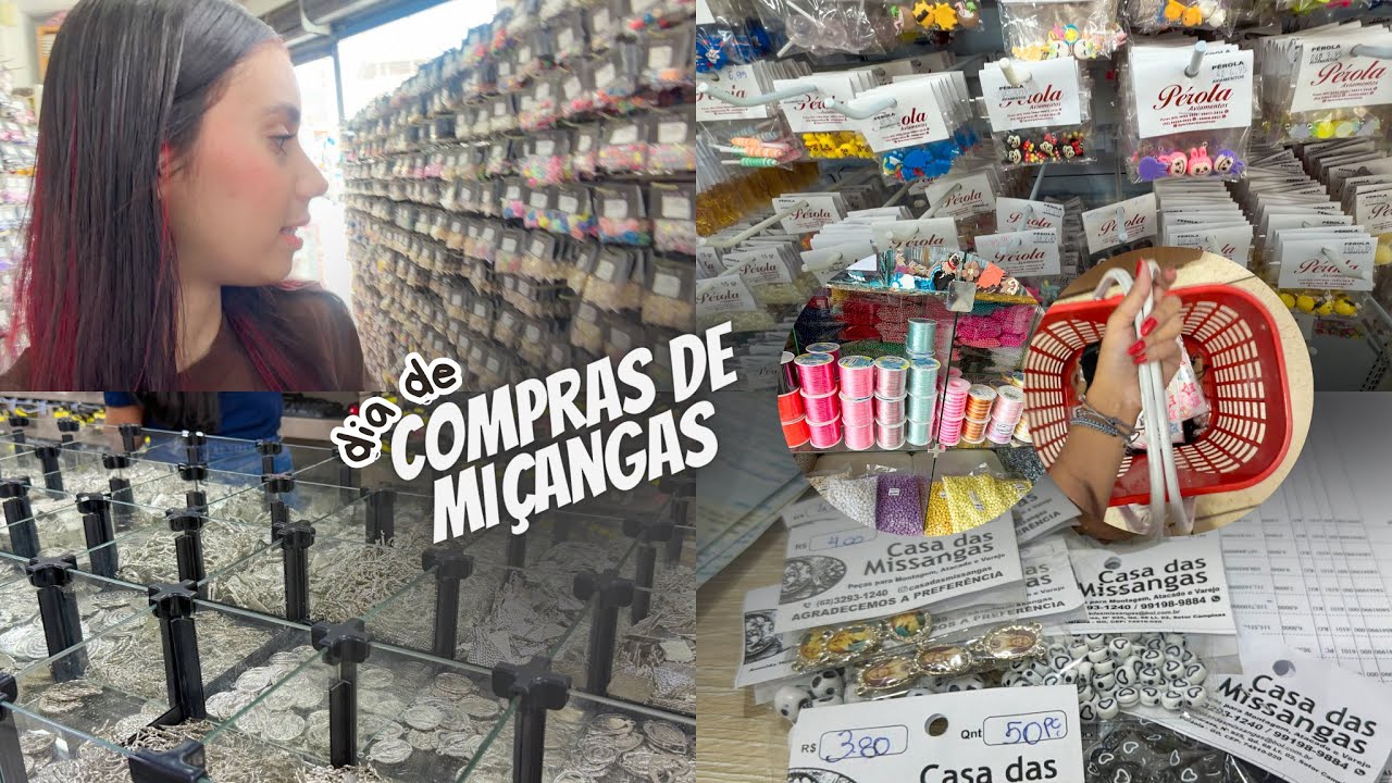 DIA DE COMPRAS DE MIÇANGAS - valores reais, achados e tour pelas lojas.