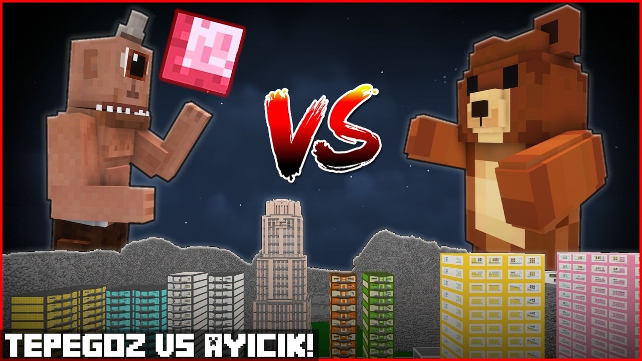 TEPEGÖZ VE AYICIK SAVAŞIYOR! 😱 - Minecraft ZENGİN FAKİR HAYATI