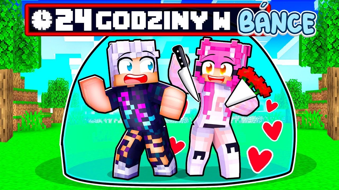 ZAMKNĘŁA MNIE NA 24H W BAŃCE w Minecraft!