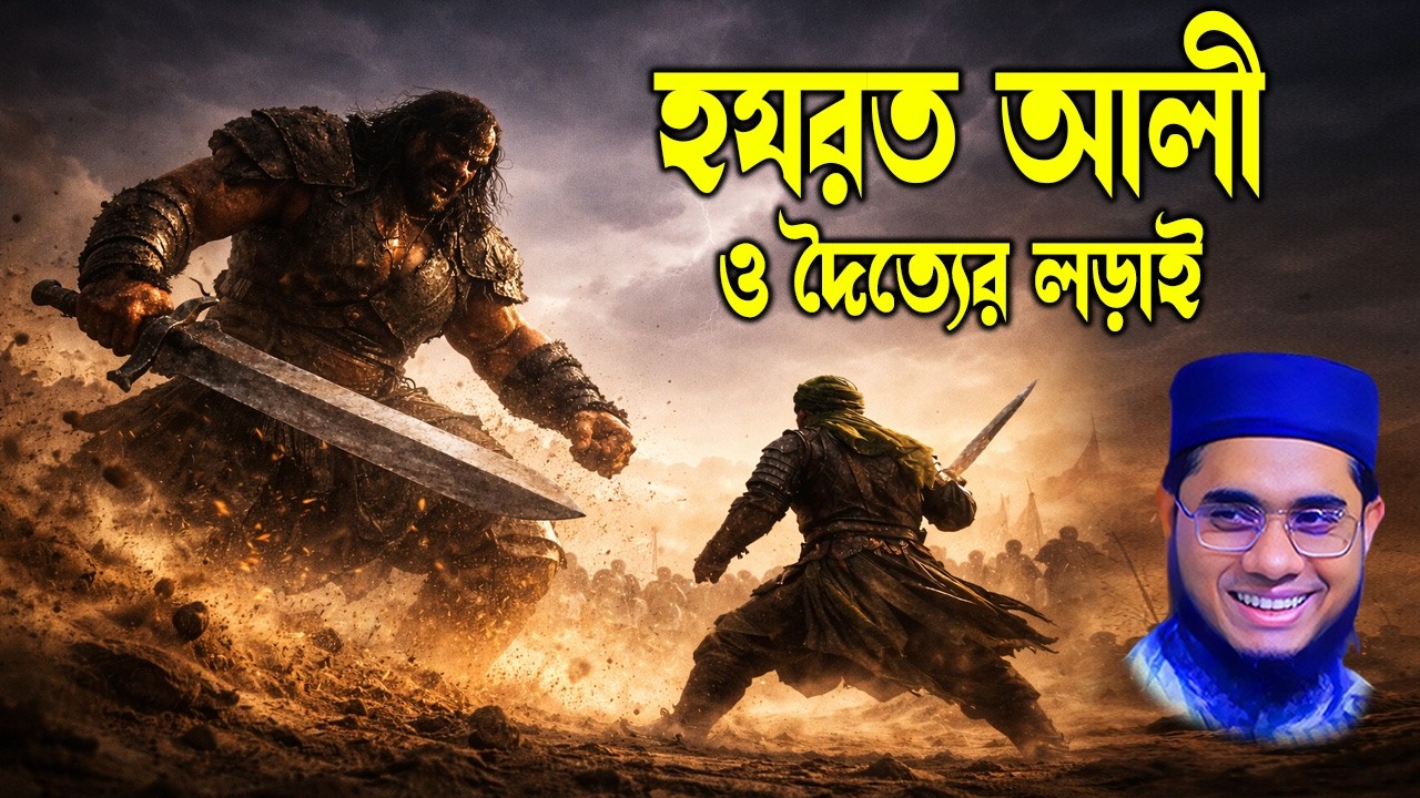হযরত আলী (রা.) ও দৈত্যের ভয়ংকর লড়াই | মুফতি শাহিদুর রহমান মাহমুদাবাদী | bd waz