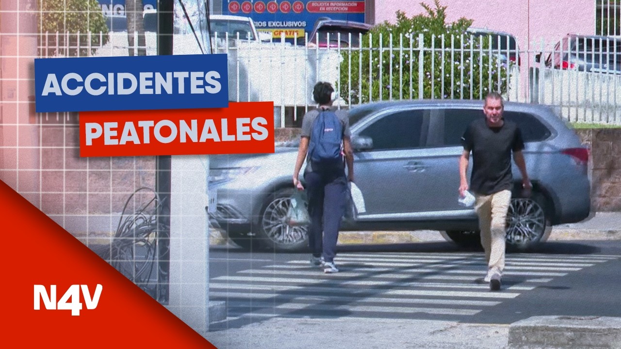 Atropellos al cruzar la calle | Noticias 4 Visión | El Salvador
