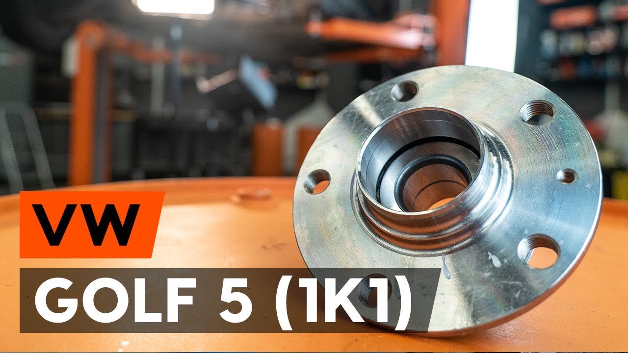 Jak wymienić tylny łożysko koła w VW GOLF 5 (1K1) [PORADNIK AUTODOC]