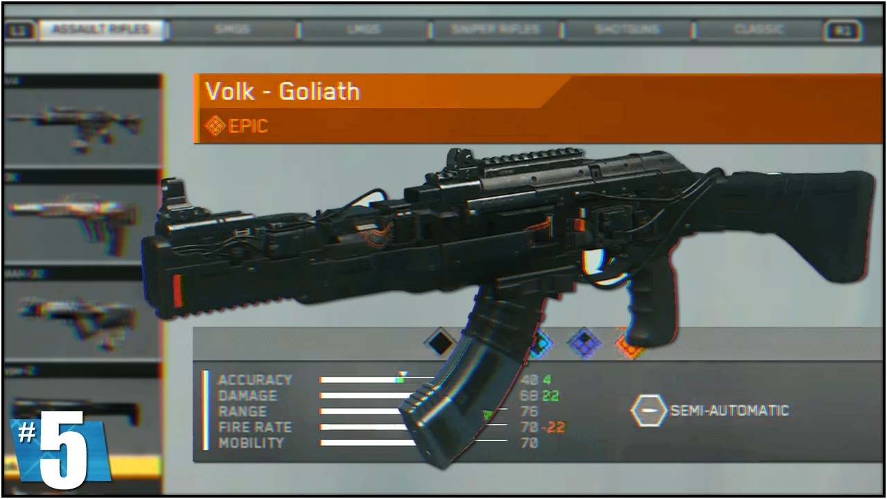 Top 10 Best Epic Variants in Infinite Warfare!