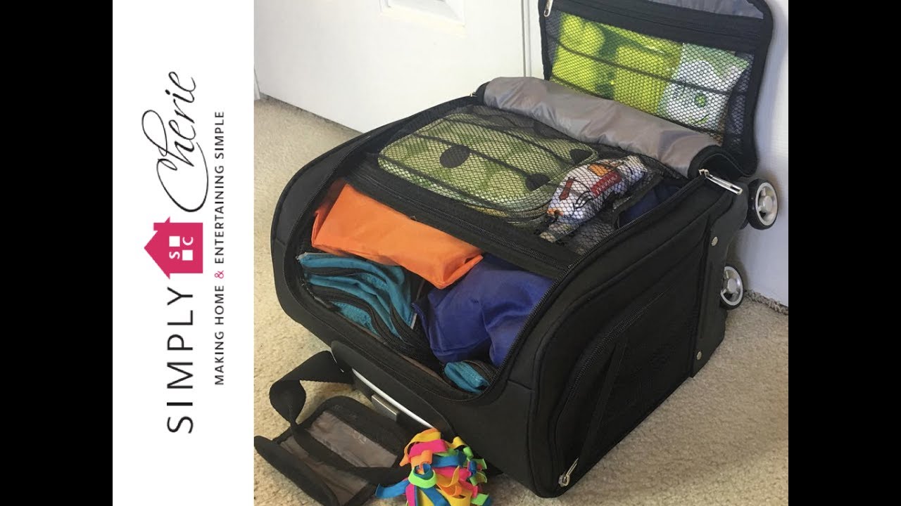 How I Pack My Under Seat Carry On Luggage for a Short Road Trip (3 days out of town) {Ep. 1}