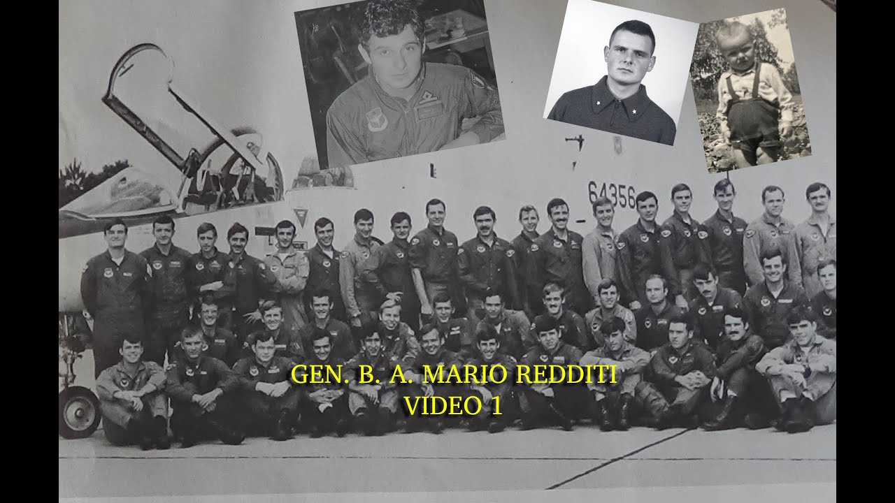 GEN. B.A. MARIO REDDITI Dal corso Falco 3 alla CRAIG AFB in USA - parte 1