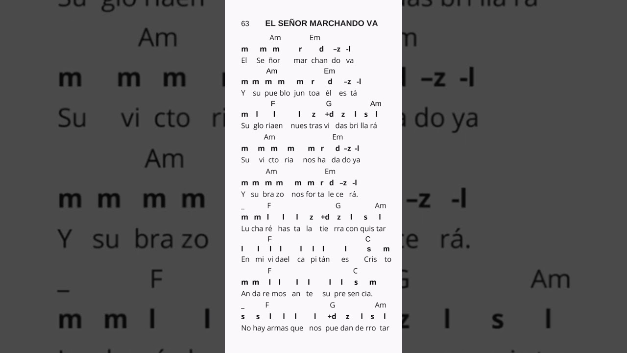 El Señor marchando va. Pista instrumental por Amizadaim