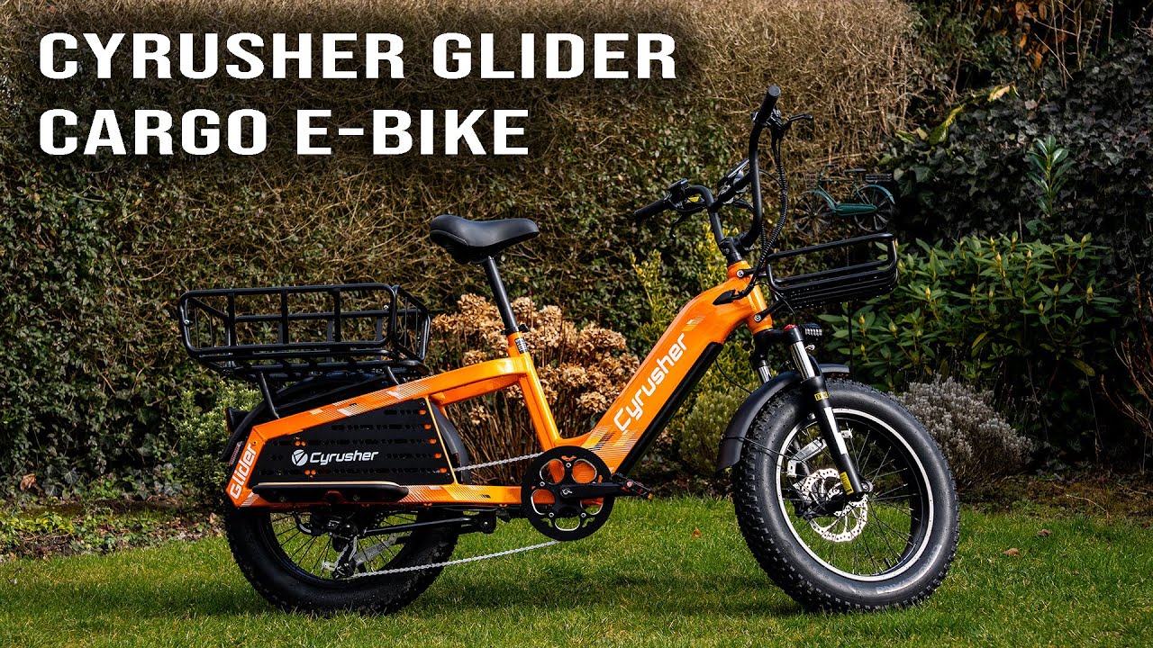 Cyrusher Glider Cargo E-Bike  -  bis 200kg belastbar 😃🔥👍🏼
