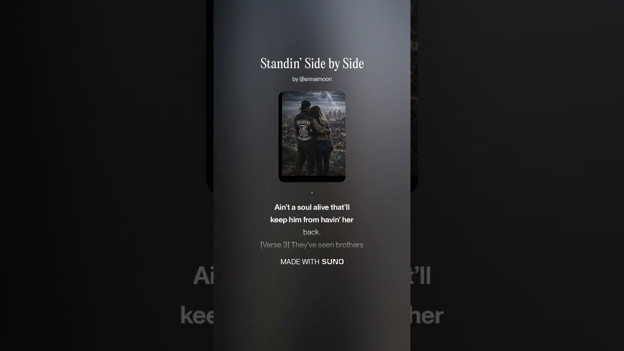 Standin Side by Side