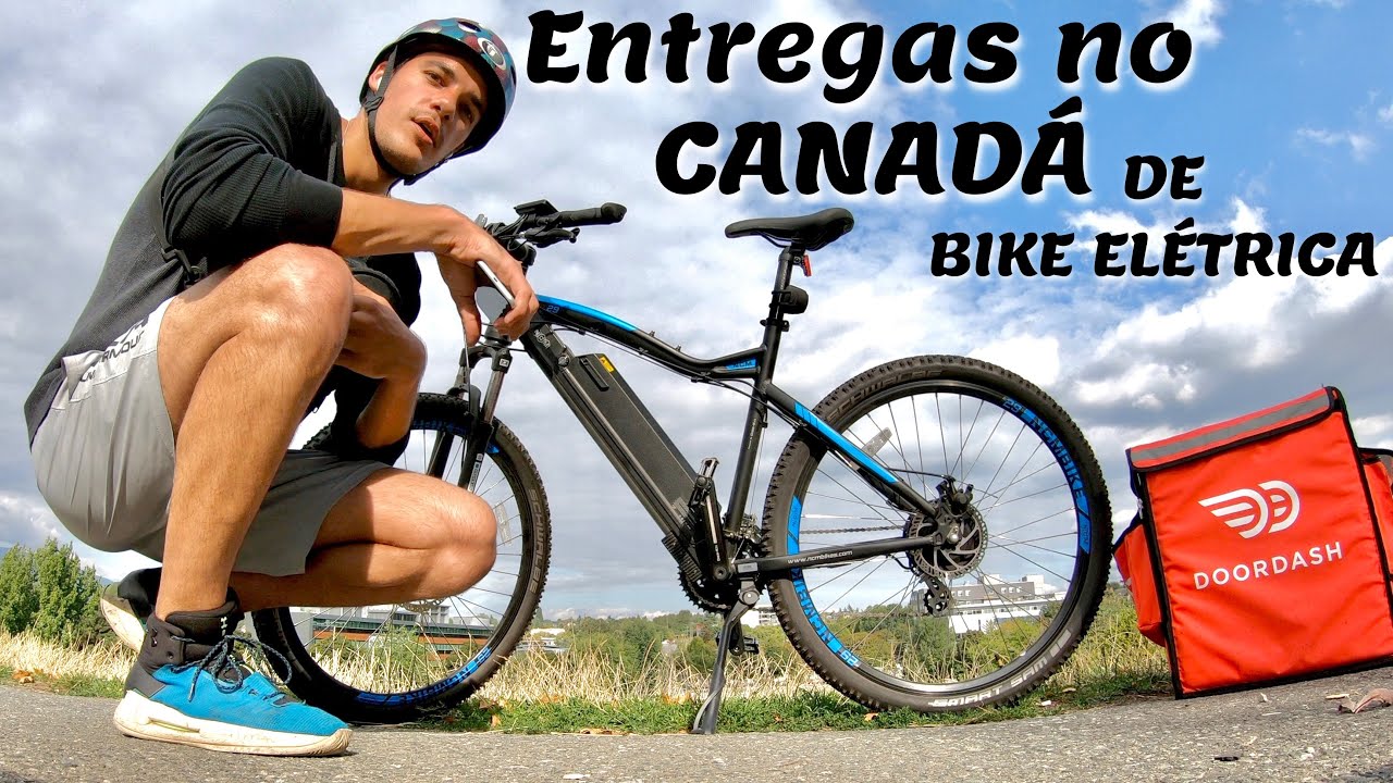 BIKE ELÉTRICA - UBER EATS NO CANADÁ
