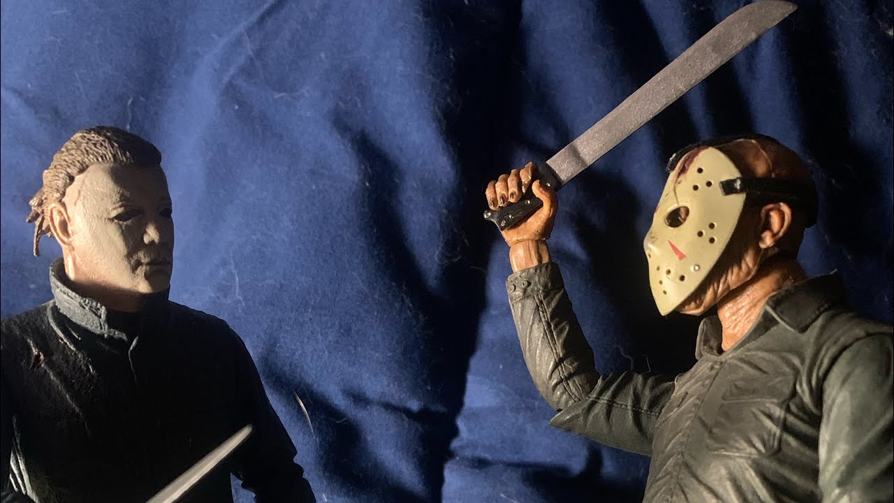 Jason vs Micheal Part 2 stop motion 