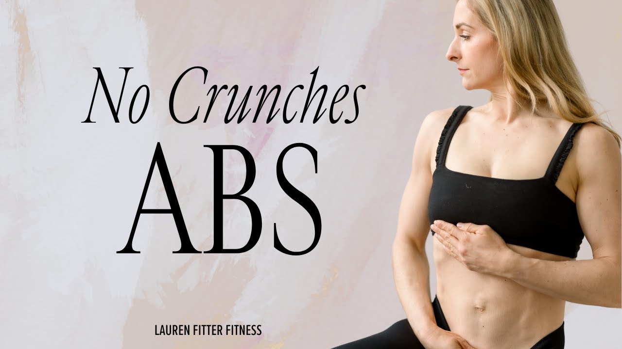 5 Minute NO CRUNCHES Postpartum Abs - Lauren Fitter