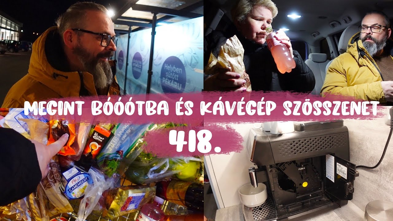 Bóóótba és szösszenetek a kávégépről, mennyit ittunk két év alatt? Napi Vlog. 418.rész