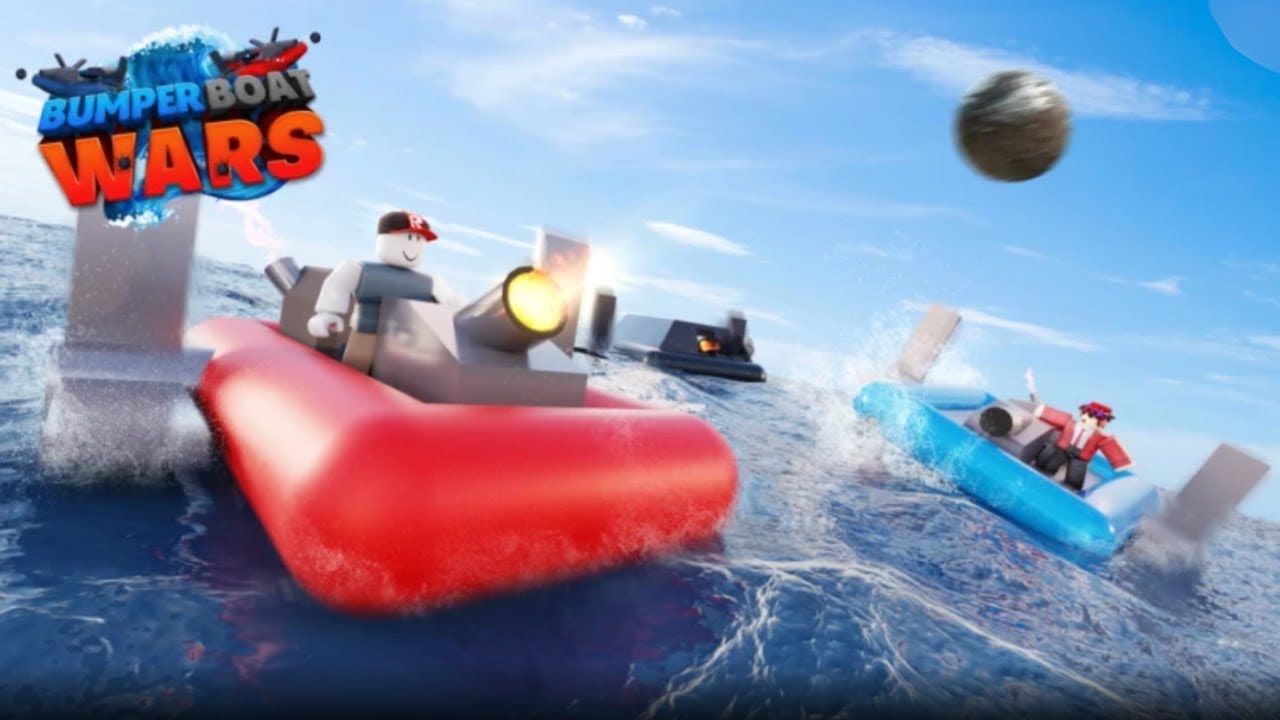 have You Ever Heard About A Roblox BOAT FIGHT??? | Bumper Boat Wars | Roblox Gameplay