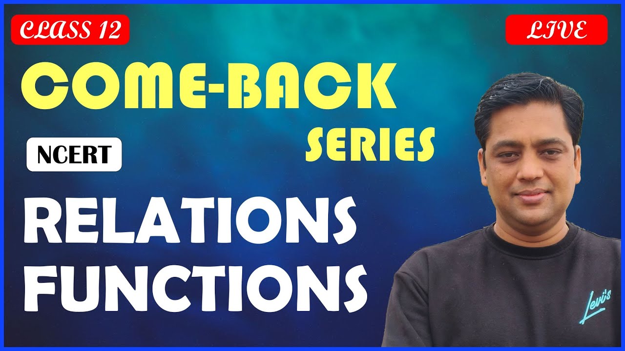 Relations & Functions |Class 12 Maths |NCERT