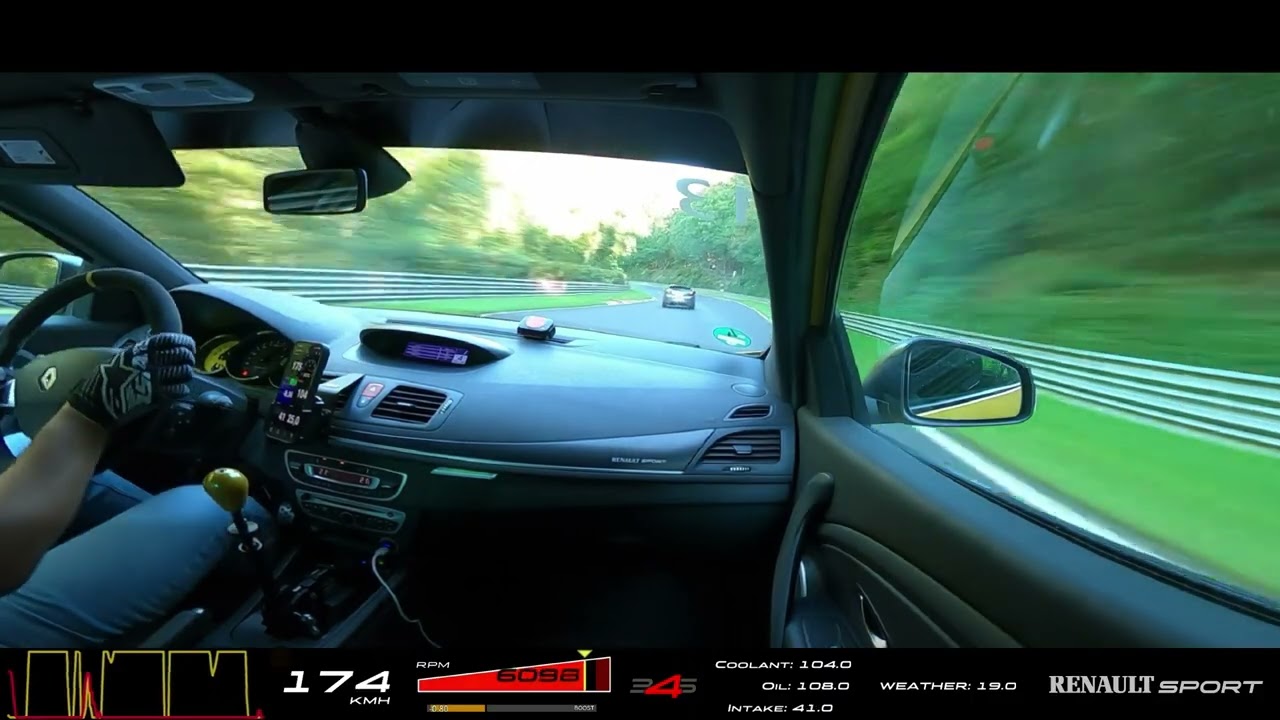 Renault Megane 3 RS | Nordschleife TF 24.09.23 | Advanced Telemetry | 24 FPS