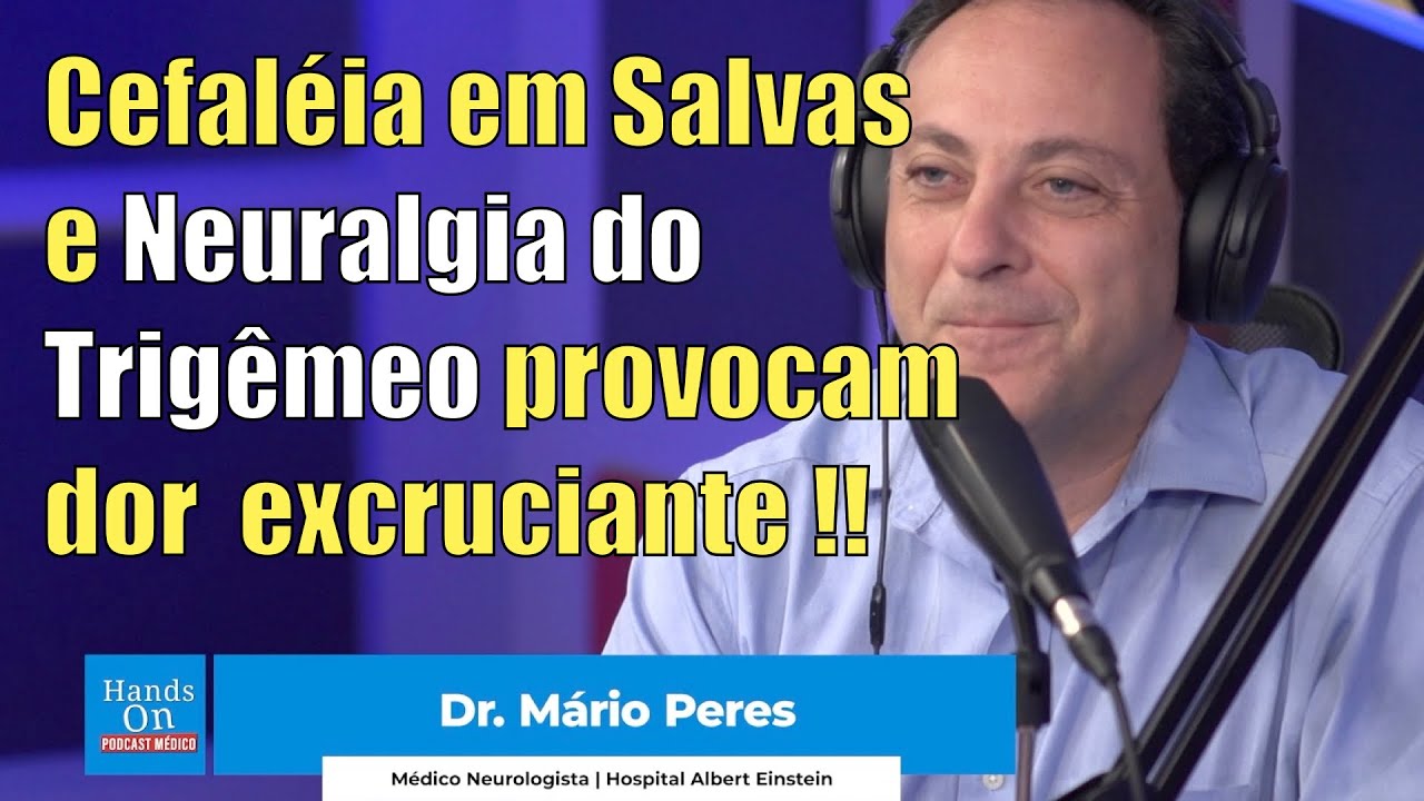 CEFALÉIA em SALVAS previne-se com medicação; a NEURALGIA do TRIGÊMIO pode ser prevenida com VACINA!
