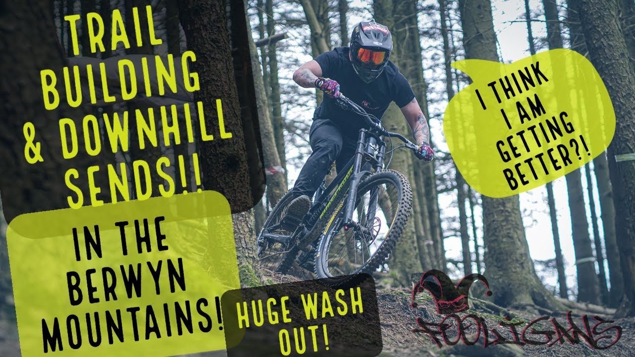 TRAIL BUILDING & DOWNHILL SENDS IN THE BERWYN MOUNTAINS! 😜✌🏻
