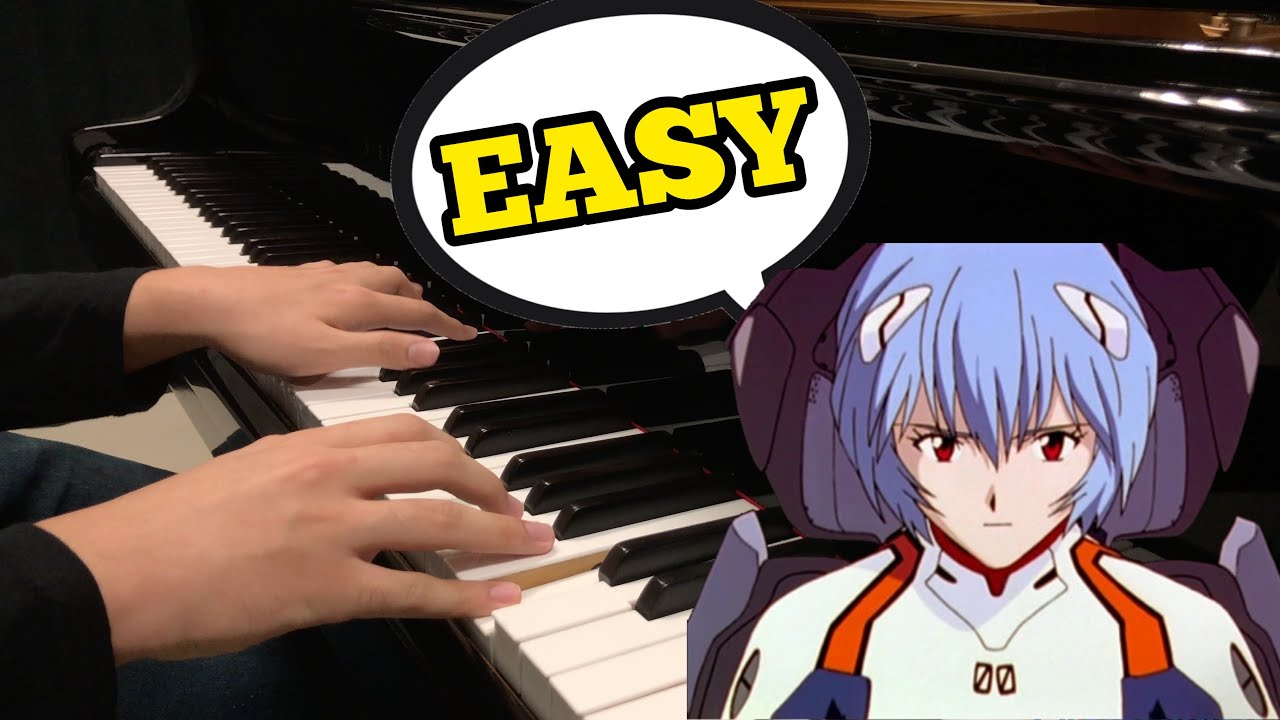 A Cruel Angel's Thesis (EASY) Piano Cover | Neon Genesis Evangelion Opening.