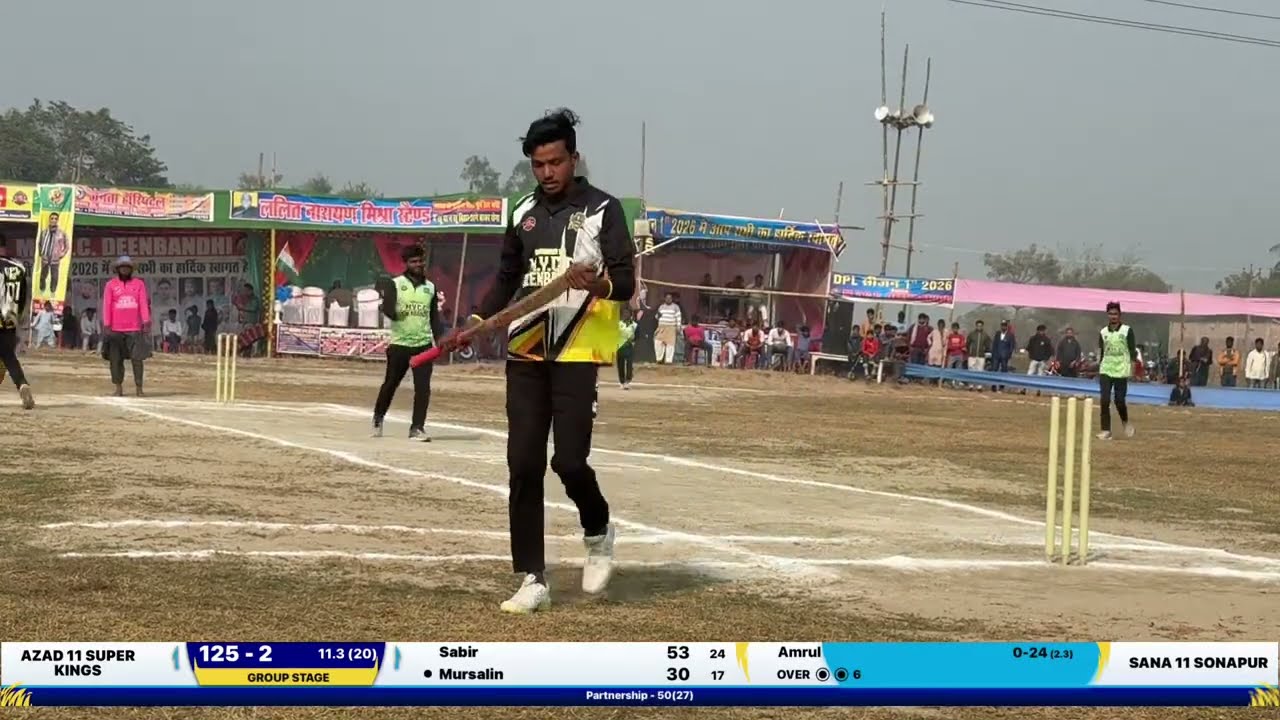 Azad 11 Super Kings vs Sana 11 Sonapur 