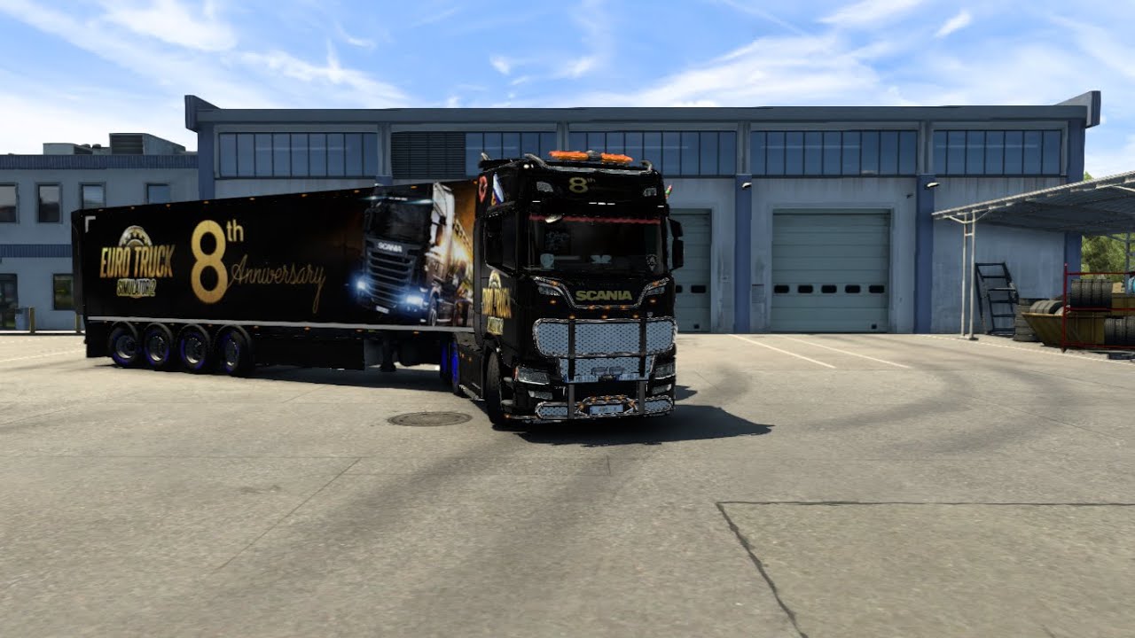 ETS2. v.1.44.1.1s катаю с модами