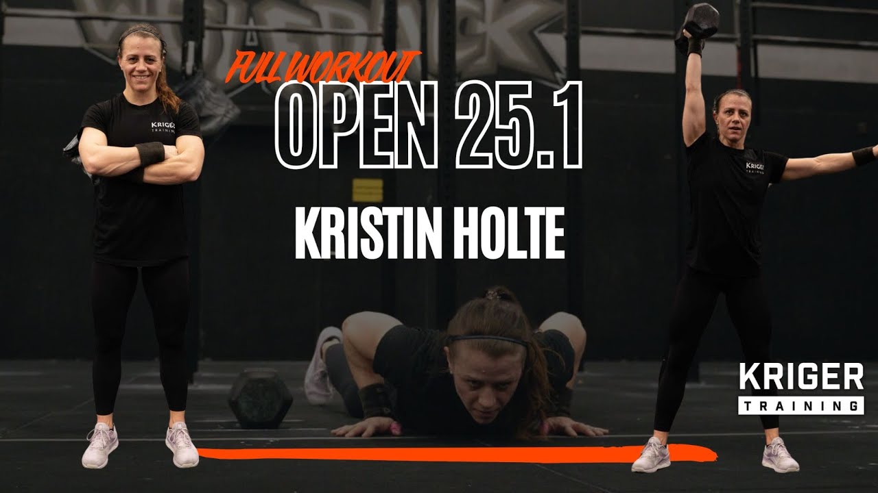 Kristin Holte Takes On CrossFit Open Workout 25.1 – Can She Still Mix it with the Best?