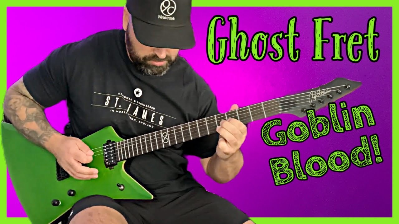 BRAND NEW CHAPMAN GHOST FRET - GOBLIN BLOOD STAIN  - ULTIMATE  JAW DROPPING METAL GUITAR?