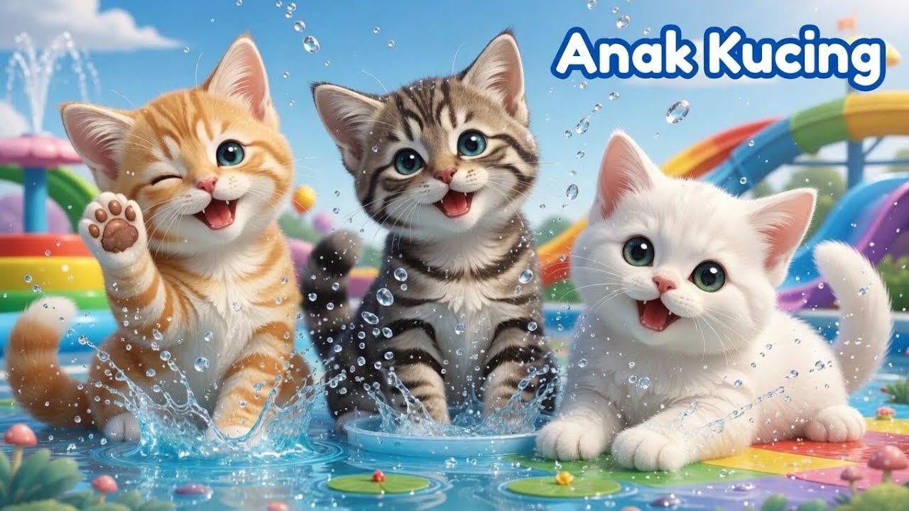 LAGU ANAK 🇮🇩 ANAK KUCING MEONG MEONG - KITTEN SONG - LAGU ANAK BALITA VIRAL