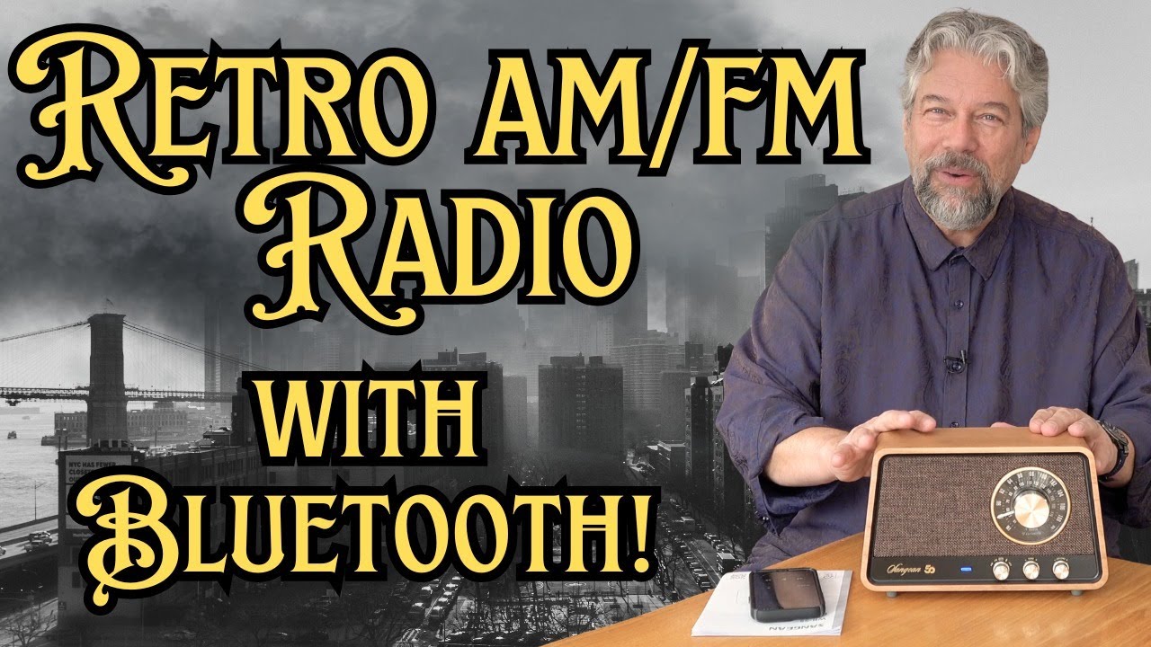 Оживите прошлое с радиоприемником Sangean WR-55 Retro Wood Cabinet AM/FM/Bluetooth