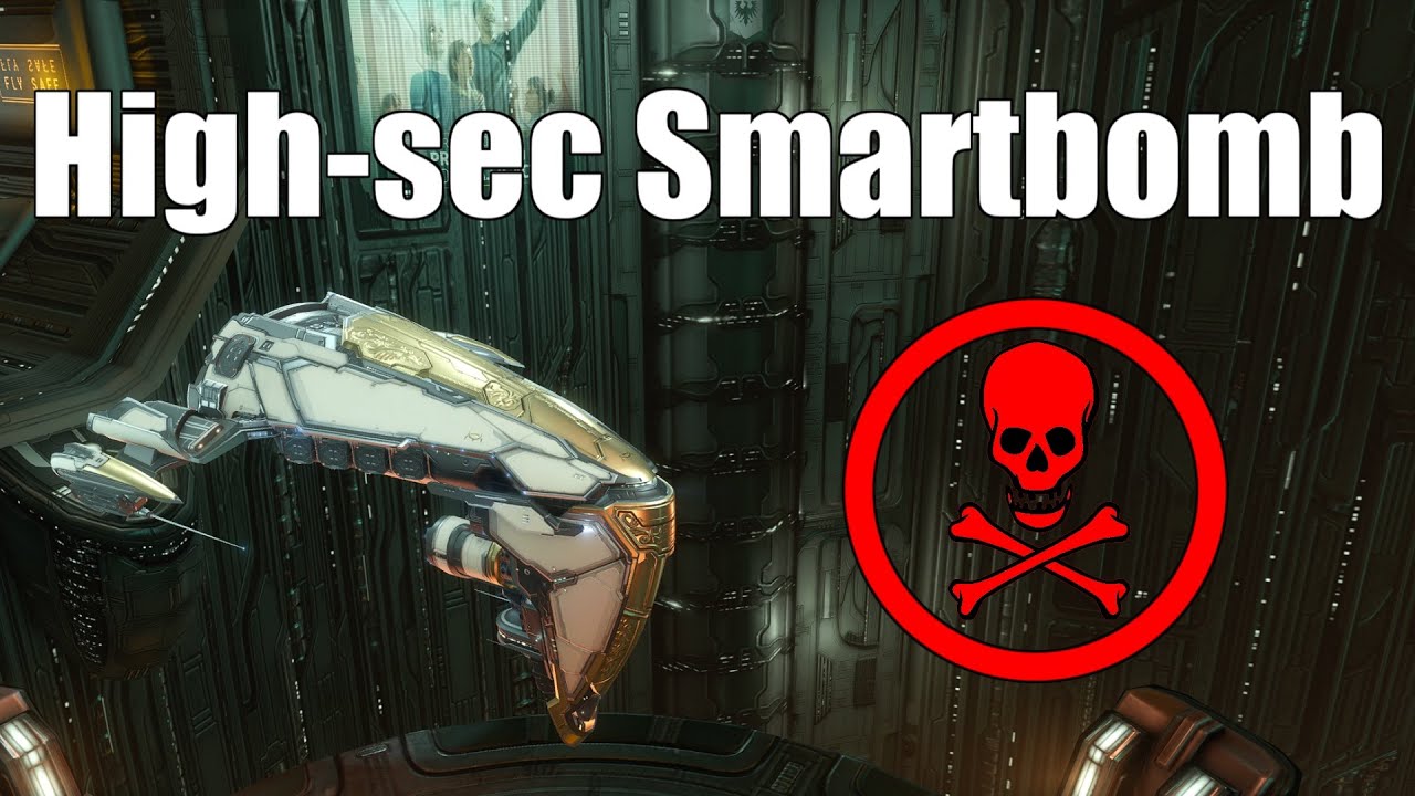 Highsec Smartbomb POD gank - EVE Online