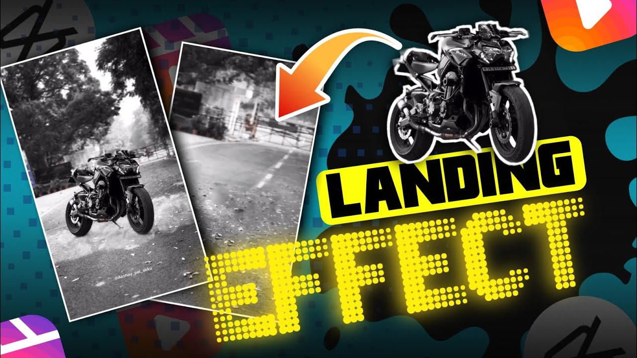 Bike Landing Effect In Capcut App || Tutorial Video|| #tutorial #reels #editing