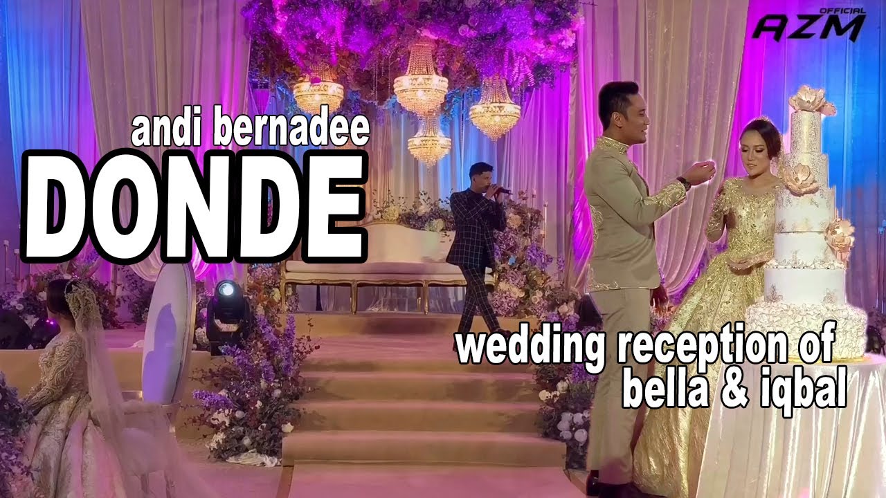 Andi Bernadee - Donde LIVE Wedding Reception of Bella & Iqbal