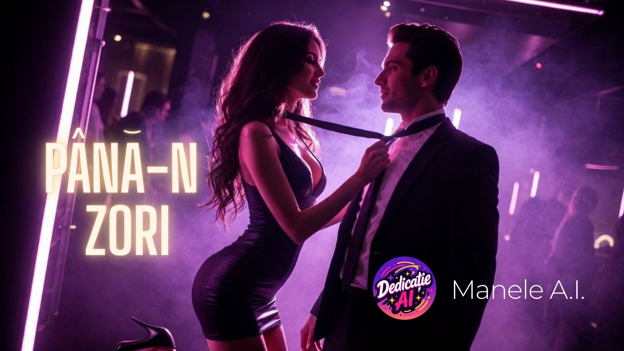 PÂNĂ-N ZORI 2026 Manele Romantică Sensuală Dans Noapte Club Foc & Passiune Sistem Tare DedicatieAI