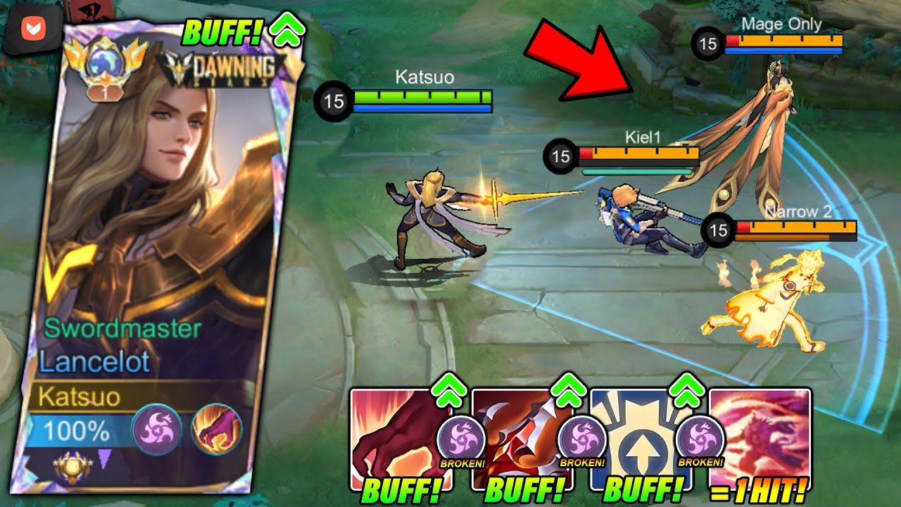 MANIAC! LANCELOT NEW BUFFED 1 SHOT BUILD & EMBLEM IN SOLO RANK 2025!! (99% BROKEN!) - Mobile Legends