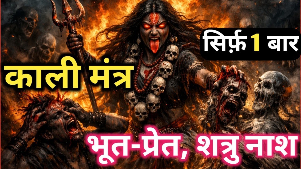 शत्रु नाशक भूत-प्रेत विनाशक उग्र काली पचरा मंत्र || 𝐒𝐡𝐚𝐭𝐫𝐮 𝐍𝐚𝐬𝐡𝐚𝐤 𝐌𝐚𝐧𝐭𝐫𝐚 | 𝐊𝐚𝐥𝐢 𝐌𝐚𝐧𝐭𝐫𝐚