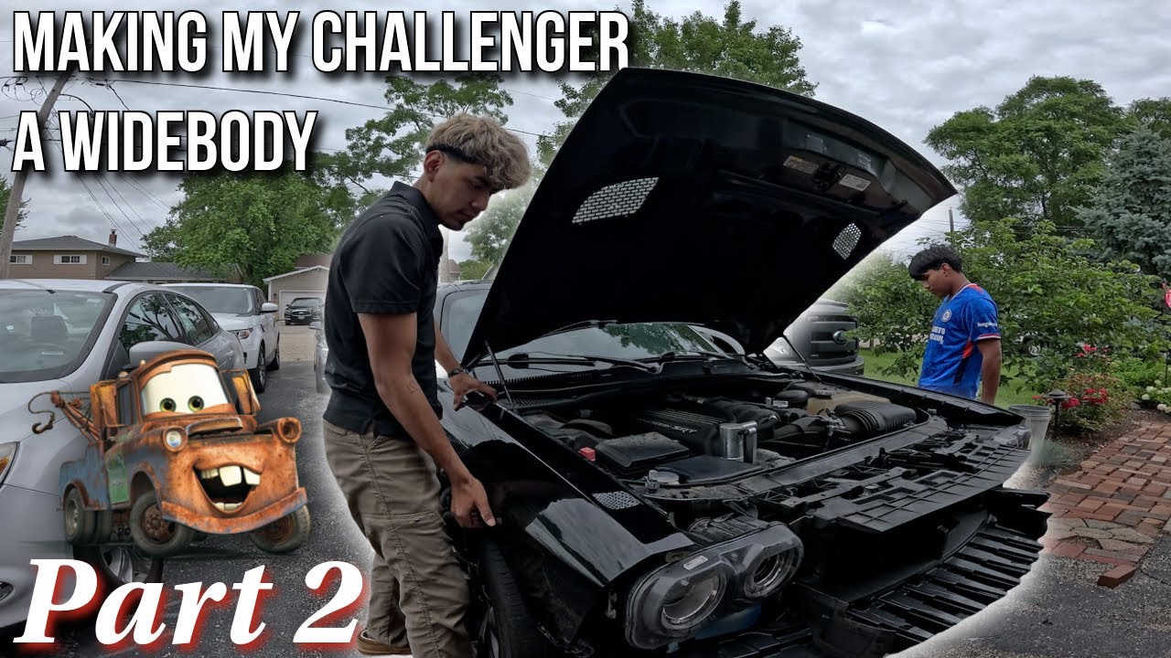 ЧАСТЬ 2 - ПРЕВРАЩЕНИЕ МОЕГО CHALLENGER В ШИРОКОКУЗОВНЫЙ АВТОМОБИЛЬ