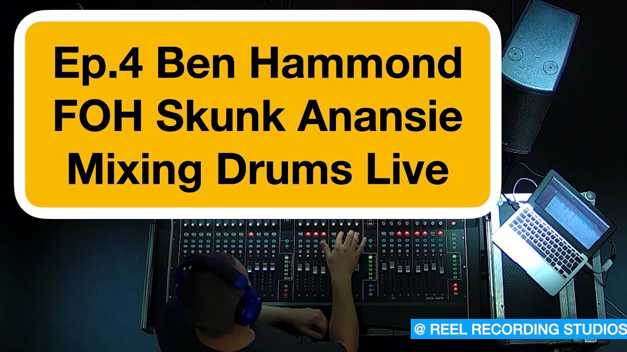Ben Hammond, FOH Engineer for Skunk Anansie, talks us through mixing drums live.